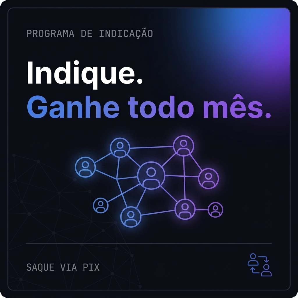 Indique e ganhe: R$ 10 no primeiro pagamento e R$ 5 por mes